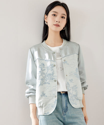 Shuya Oriental Print Jacket