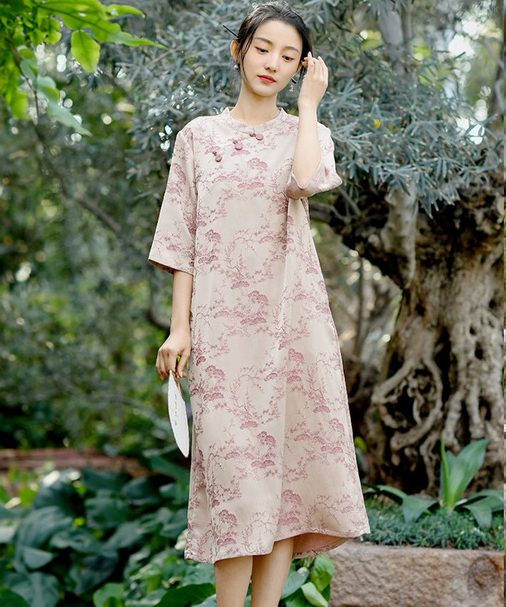 Vera Retro Casual Cheongsam Dress