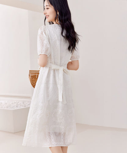 Elise Pastel Lace Dress