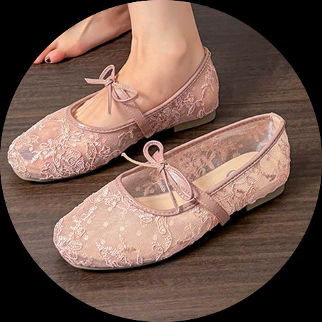 Mei Lace Ballet Flats
